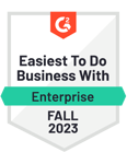 Easiest to do business with Fall 2023