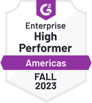 High Performer Americas Enterprise FALL 2023